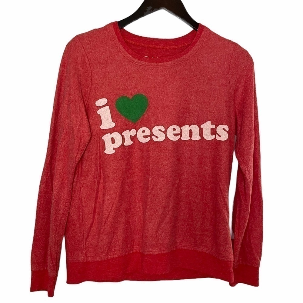 CHASER I Love Presents Christmas Sweatshirt Small